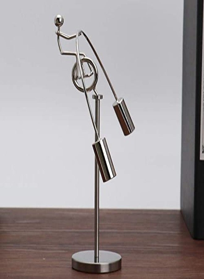 Perpetual Bliss Weightlifter Toy Kinetic Art Balance Toy Balancing Decompressive Science Psychology - Image 3